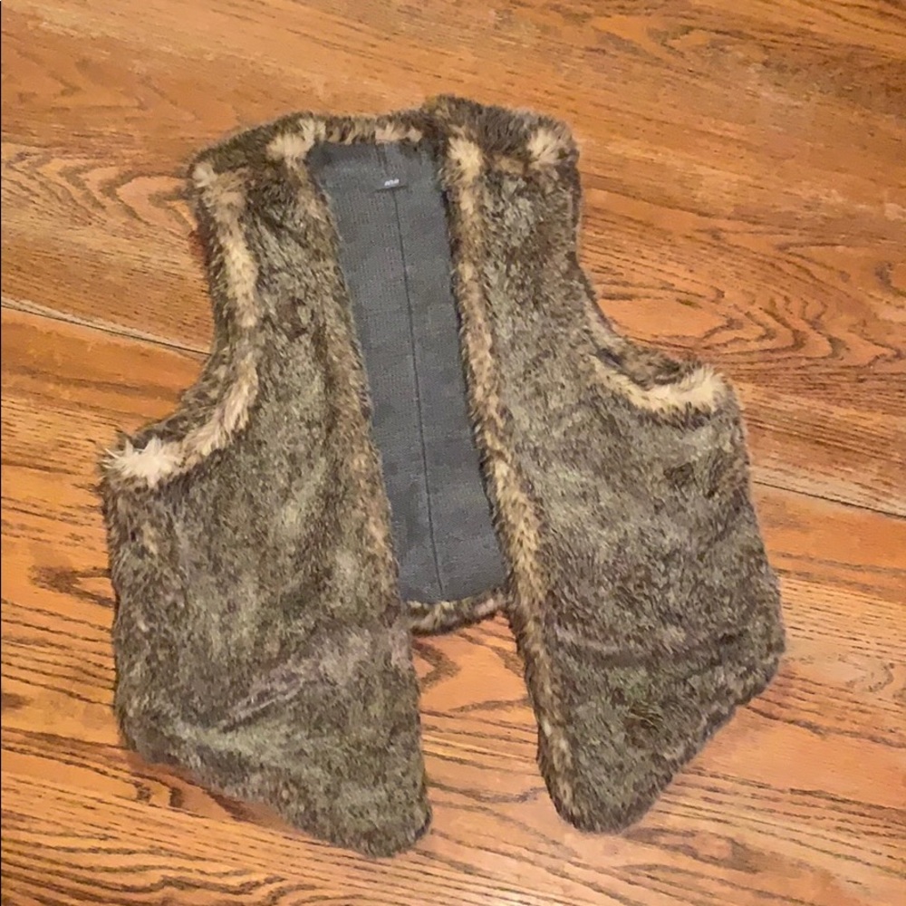 Aerie Faux Fur Vest